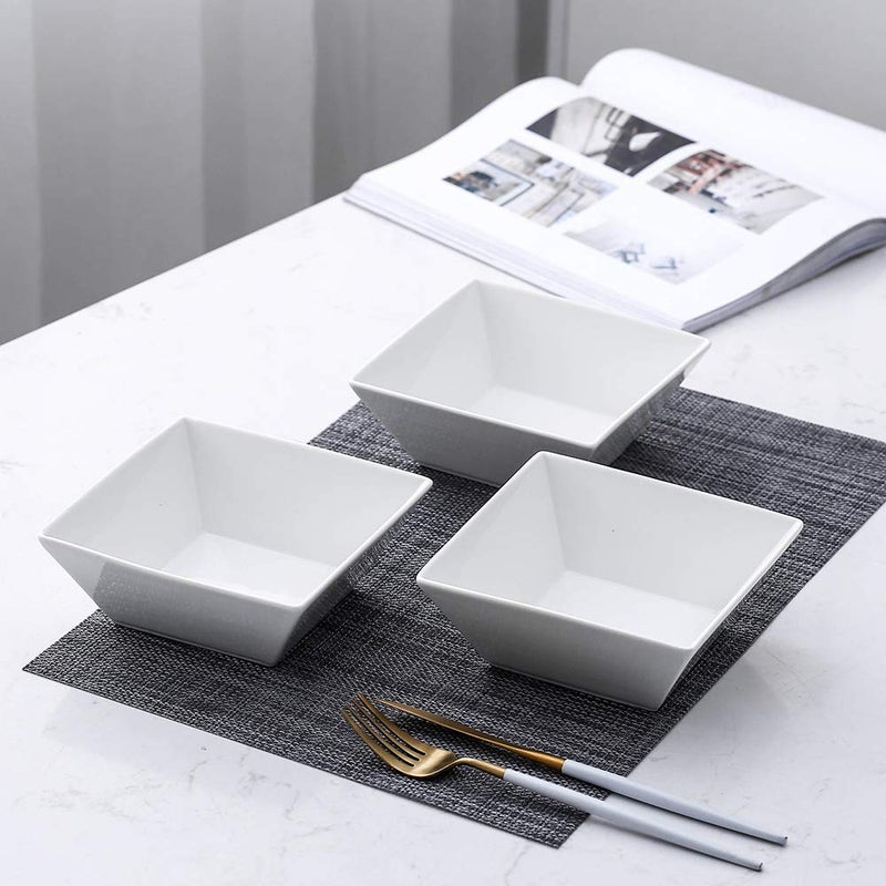 Porlien Classic Square 20-ounce Bowls Set of 3 - Image 3